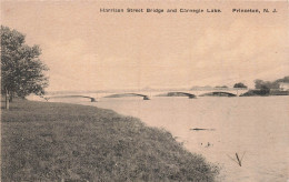 Harrison Street Bridge And Carnegie Lake - Princeton N.J. - Published By Hinkson - Autres & Non Classés