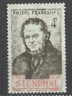 France  N °  550  Stendhal Impression Dépouillée     Neuf    (  * )       B/TB    Voir Scans           Soldé ! ! ! - Unused Stamps