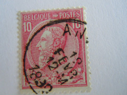 België Belgique Leopold II 1890 Anvers COB 46a O - 1884-1891 Léopold II