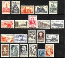 : FRANCE 1947 Année Compléte .n° 772 / 92 = 21 Valeurs Neuves X X - 1940-1949