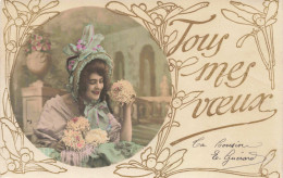 FÊTES ET VOEUX - Tous Mes Vœux - Colorisé  - Carte Postale Ancienne - Andere & Zonder Classificatie