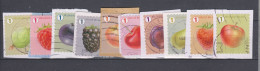 COB 145 / 154 Série Complète Les Fruits - Coil Stamps