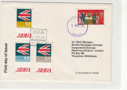 G.B. / B.E.A. Airmail Letter Stamps - Otros & Sin Clasificación