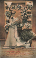 PHOTOGRAPHIE - La Marchande De Fleurs - Colorisé - Carte Postale Ancienne - Milano (Mailand)