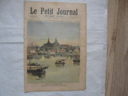 LE PETIT JOURNAL - SUPPLEMENT ILLUSTRE 1893 : Vue De BANGKOK Capitale Du Royaume De SIAM - Carte Du Royaume De SIAM - 1850 - 1899