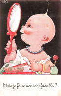 FANTAISIES - Bébé - Dois-je Faire Une Indéfrisable - Colorisé - Carte Postale Ancienne - Baby's