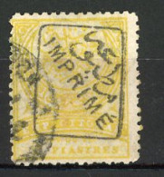 TURQ. -JOURNAUX  Yv. N° 5  (o)  2pi Jaune-olive Et Gris Cote 220 Euro BE  R 2 Scans - Newspaper Stamps