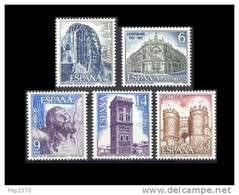 ESPAÑA 1982 - TURISMO . PAISAJES Y MONUMENTOS - Edifil Nº 2676-2680 - Yvert 2298-2302 - Abadías Y Monasterios