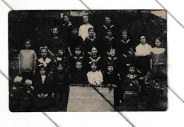 Photo Carte  D'une Classe Filles - Ecole Des Soeurs Du Sacré Coeur De Marie à HANNUT En 1921  ( B354) - Hannuit