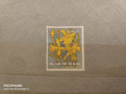 1959	Welfare For The Blind	Flowers (F36) - Unused Stamps