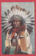 Indien / Indian - Chief Hollow Horn / Lakotas - 1912 ( Voir Verso ) - Amérique