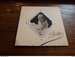 Souvenir Baptême Bébé Betty Préat Thiméon 1934 - Naissance & Baptême