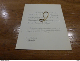 I7-2 Invitation Mariage Emmanuelle Simonis Vicomte François Du Parc - Mariage