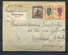 1948 Lp Brief Aangetekend Van MASISI N°432 (geschreven)  Via Costermansville Naar Berchem St Agatha - Brieven En Documenten