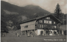 REUTI HASLIBERG ► Chalet "Ey" Bäuerin Mit Kühen, Ca.1930 - Hasliberg