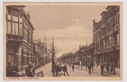 Zaandam - Stationstraat Met Volk - Zaandam