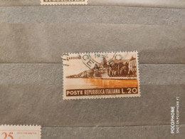 1954 Italia	River (F37) - Used Stamps (without Tabs)