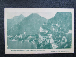 AK HALLSTATT Hotel Kainz Werbung Ca. 1910 / D*57030 - Hallstatt