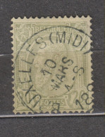 COB 47 Oblitération Centrale BRUXELLES (Midi) - 1884-1891 Léopold II