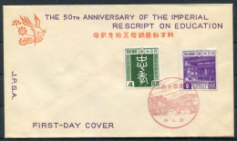 1940 Japan Imperial Rescript On Education Illustrated First Day Cover - FDC