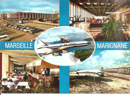 Aéroport De MARSEILLE-MARIGNANE (13) Carte Multivues De 1970  CPSM GF - Marignane