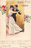 COUPLES - Couple Dansant - Colorisé - Carte Postale Ancienne - Paare