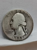 WASHINGTON QUARTER DOLLAR ARGENT 1942 S SAN FRANCISCO USA / SILVER 1/4 DOLLAR - 1932-1998: Washington