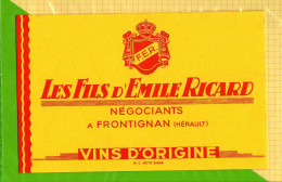 BUVARD & Blotting Paper  : Les Fils D'Emile Ricard - Schnaps & Bier