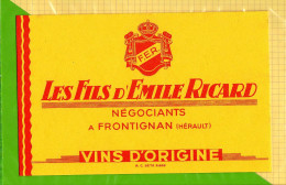 BUVARD & Blotting Paper  : Les Fils D'Emile Ricard - Liquor & Beer