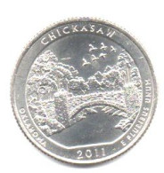 2011 - Stati Uniti 25 Cents - Quarter Chickasaw    D     ------ - 2010-...: National Parks