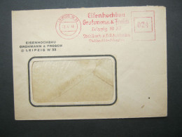 1946 , LEIPZIG , Aptierter Freistempel Auf Brief - Lettres & Documents