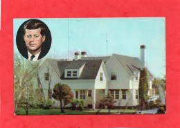 President John Fitzgerald Kennedy's Summer Home At Hyannisport Massachusetts 1963 CPM - Präsidenten