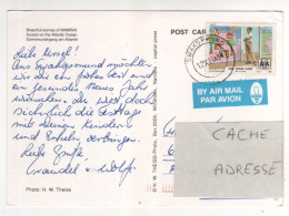 Timbre , Stamp " SOS Child Care "  Sur CP , Carte , Postcard Du 12/12/94 - Namibia (1990- ...)