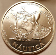 P0RTUGAL  10.00 EUROS  AÑO 2003 - PLATA -  PERTENECIENTE A LA V SERIE IBEROAMÉRICANA Y DEDICADA A LA NAUTICA. PLATA - Portugal