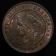 (1) France, Cérès, 2 Centimes, 1896, A - Paris, Bronze, NC (UNC), KM#827.1, G.105, F.109/22 - 2 Centimes