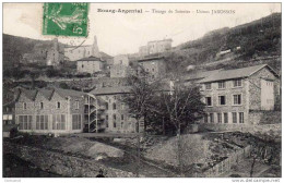 CPA 42 BOURG ARGENTAL Tissage De Soieries Usines Jarosson - - Bourg Argental