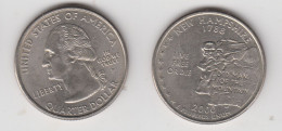 QUARTER DOLLAR 200O P - NEW HAMPSHIRE 1788 - 1999-2009: State Quarters