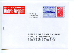 Lettre Entier Prêts-à-poster Beaujard Mieux Vivre Votre Argent - Prêts-à-poster: Repiquages /Beaujard