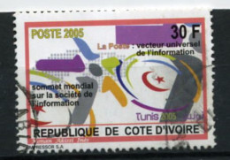 Côte D'Ivoire-YT 1170 Sommet Sur La Société De L'information à Tunis; - Côte D'Ivoire (1960-...)