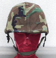 Elmo U.S. Army Mod. M1/T21 Anni '70/80 Telino Woodland - Headpieces, Headdresses