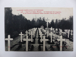 Saint Pierre Eglise, La Communauté Des Augustines, Vue Du Cimetière - Saint Pierre Eglise