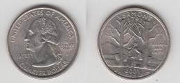 QUARTER DOLLAR 2001 D - VERMONT 1791 - 1999-2009: State Quarters