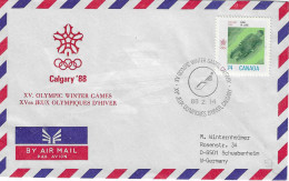 1988 Jeux Olympiques D'Hiver De Calgary: La Luge - Hiver 1988: Calgary