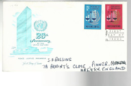 52616 ) United Nations FDC  Stationery Postmark 1970 New York - Used Stamps