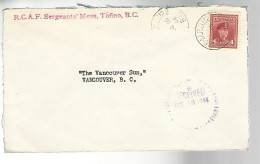 52632 ) Canada Tofino MPO Postmark 1944  - Briefe U. Dokumente