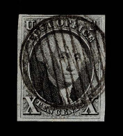 Lot # 018 1847, 10¢ Black - Usados