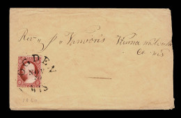 Lot # 027 1857: 3¢ Dull Red, Type III - Lettres & Documents