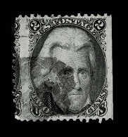 Lot # 036 1863, 2¢ Black - Unused Stamps