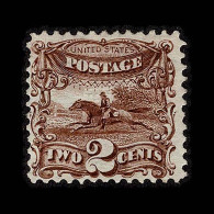 Lot # 041 1869, 2¢ Brown - Neufs