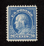 Lot # 058 1912 - 1914, 20¢ Ultramarine, S.L. Watermark, Perf. 12 - Nuovi